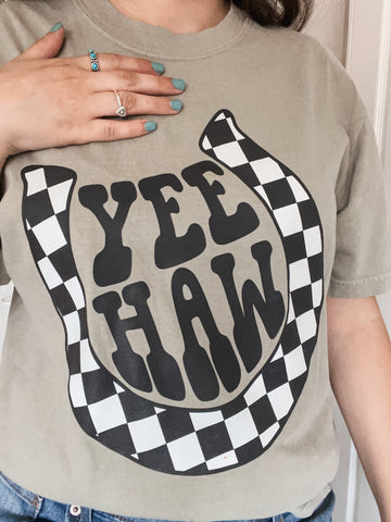 Yeehaw Horseshoe Tee