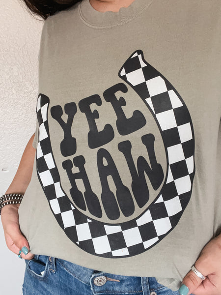 Yeehaw Horseshoe Tee