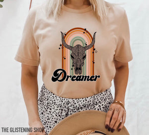 Bull Skull Dreamer Tee